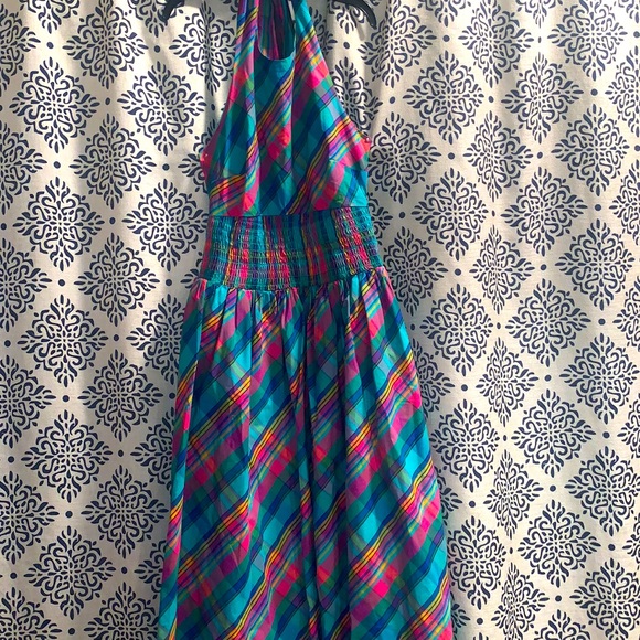Plaid Halter Dress -ChristopherJohnRogers - Picture 2 of 13